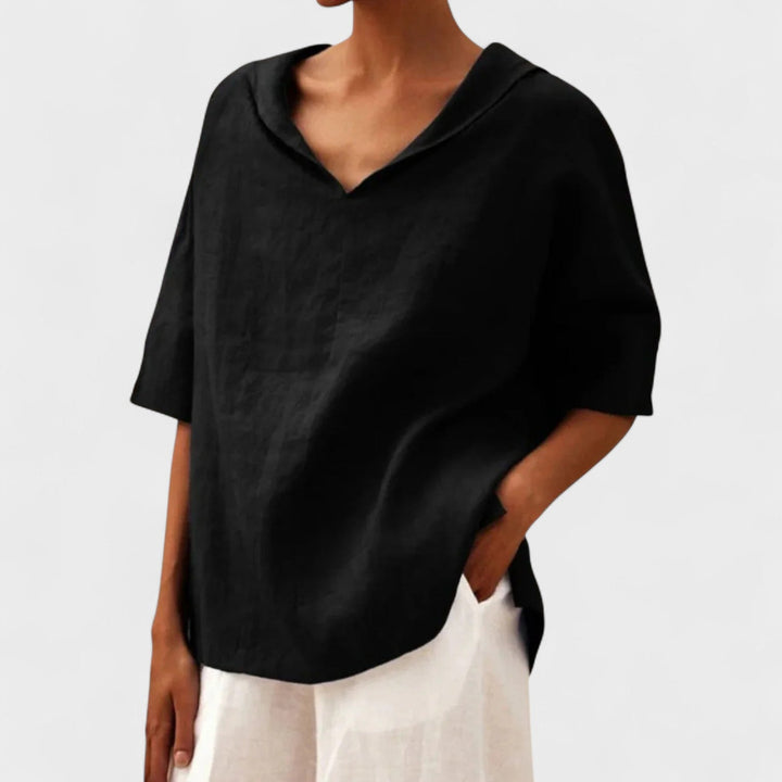 Liliana - Blusa de Linho