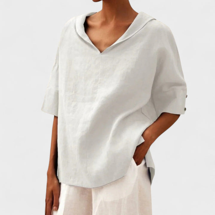 Liliana - Blusa de Linho