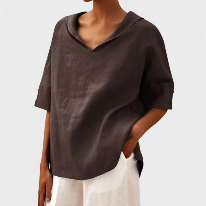 Liliana - Blusa de Linho