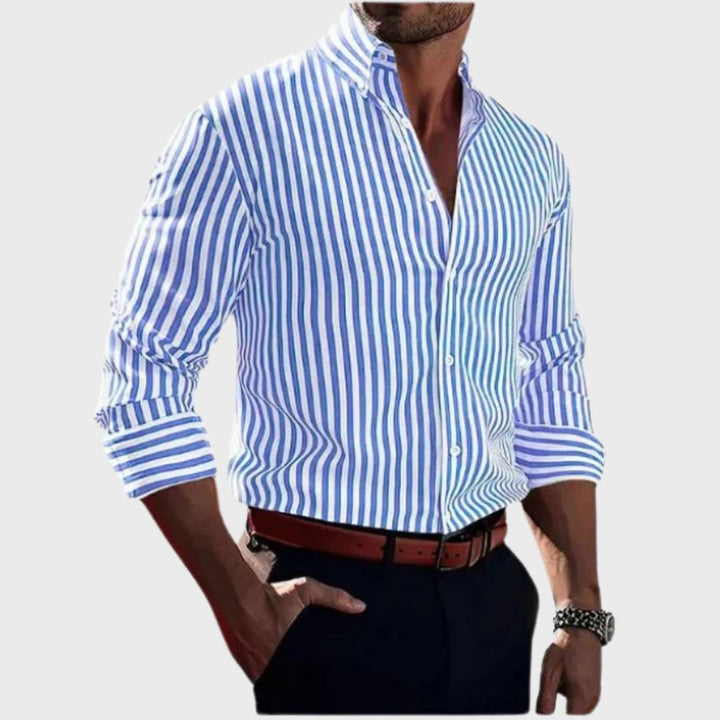 Artur - Camisa Clássica às Riscas