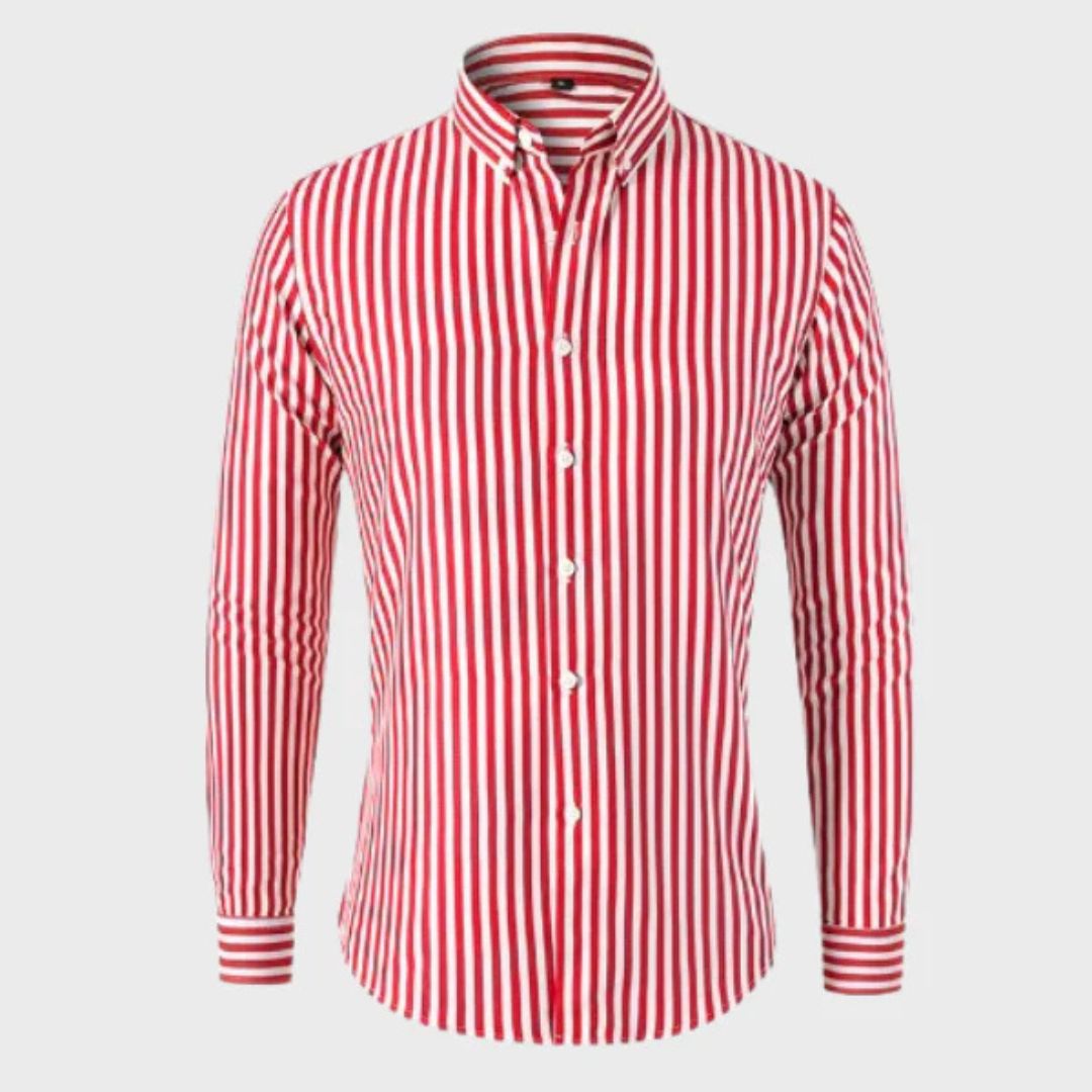Artur - Camisa Clássica às Riscas