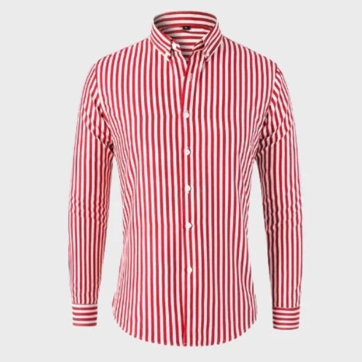 Artur - Camisa Clássica às Riscas