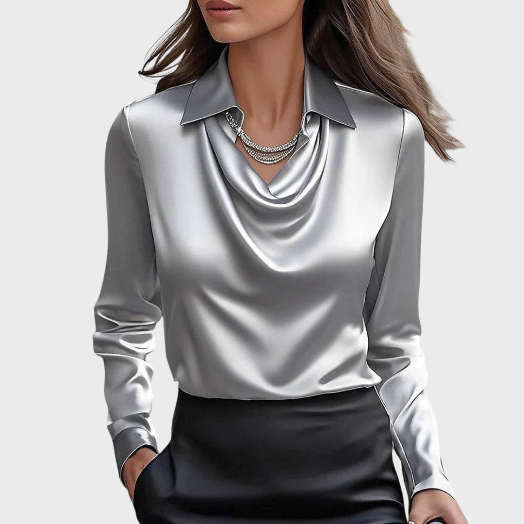 Fátima - Blusa com Brilho Luxuoso