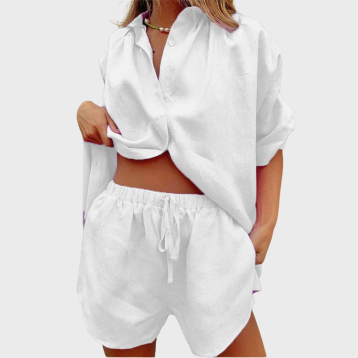 Marta - Conjunto Casual de Verão em Duas Peças