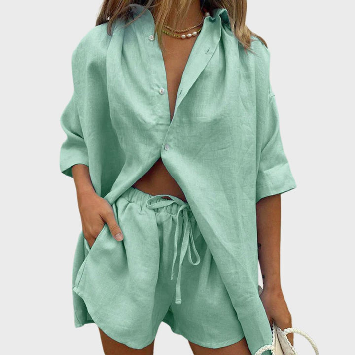 Marta - Conjunto Casual de Verão em Duas Peças