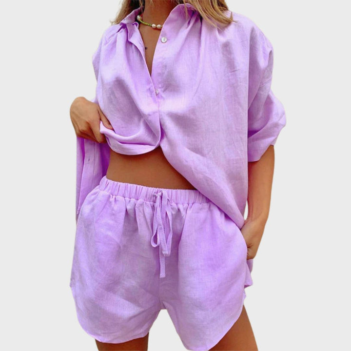 Marta - Conjunto Casual de Verão em Duas Peças