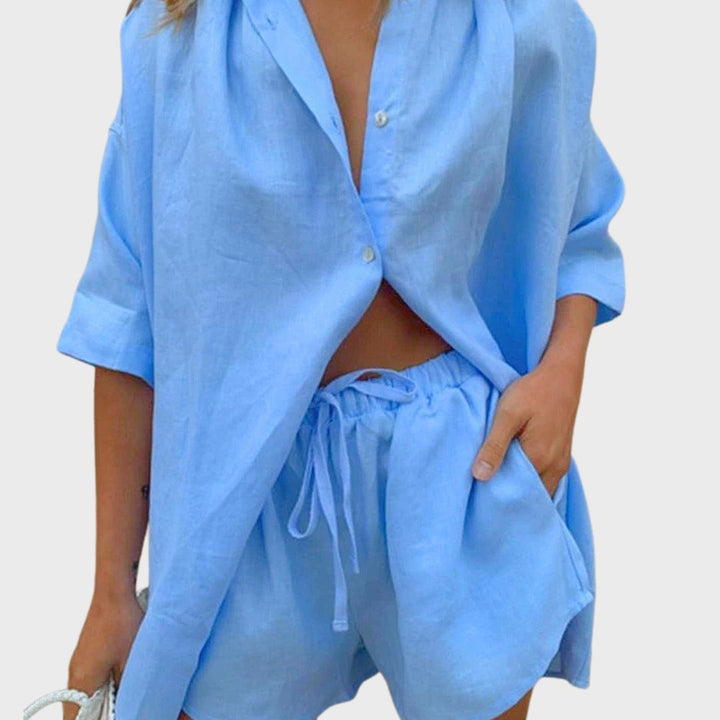 Marta - Conjunto Casual de Verão em Duas Peças