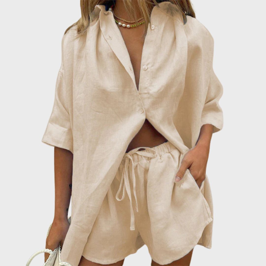 Marta - Conjunto Casual de Verão em Duas Peças