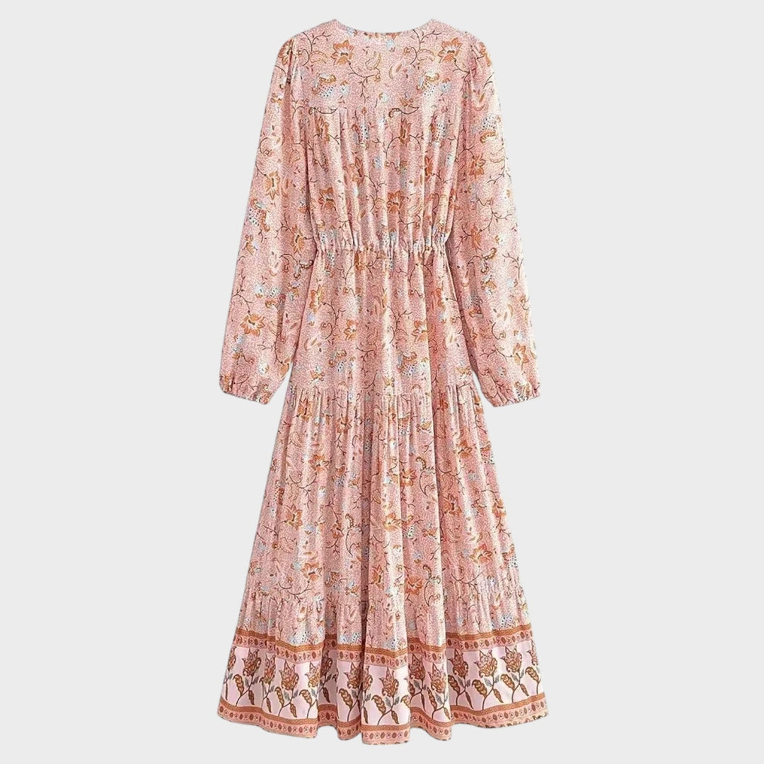 Núria - Vestido Longo Floral