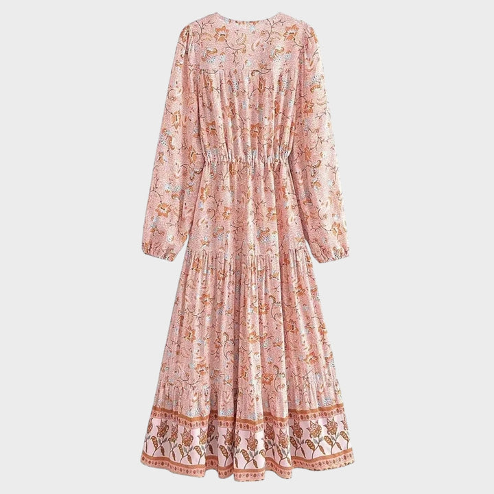 Núria - Vestido Longo Floral