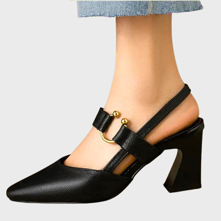 Rosália - Sapatos de Salto Ortopédicos com Suporte