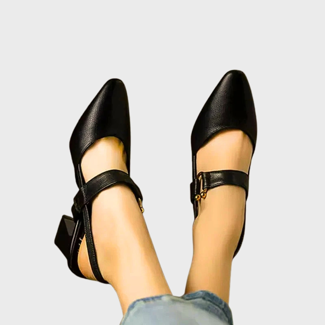 Rosália - Sapatos de Salto Ortopédicos com Suporte