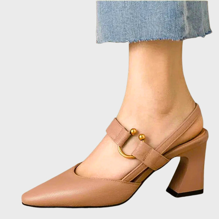 Rosália - Sapatos de Salto Ortopédicos com Suporte