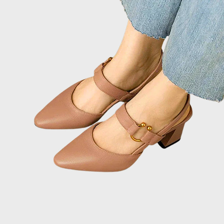 Rosália - Sapatos de Salto Ortopédicos com Suporte