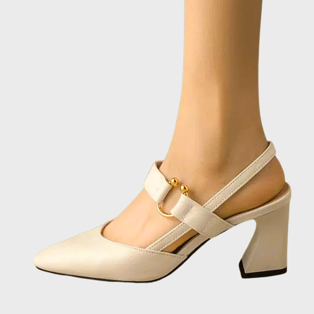 Rosália - Sapatos de Salto Ortopédicos com Suporte