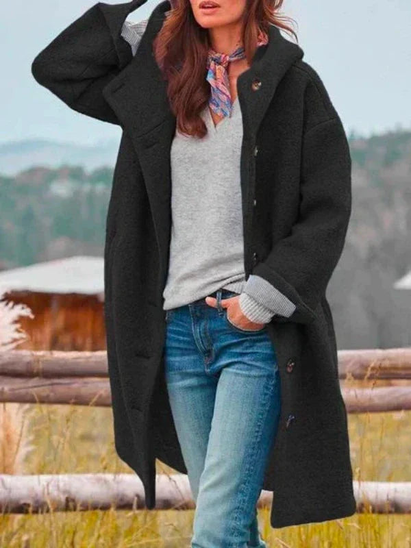 Amélia - Casaco de inverno comprido e elegante