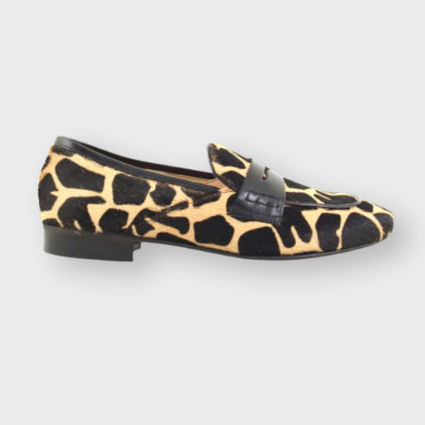 Camila - Mocassins com Padrão Leopardo