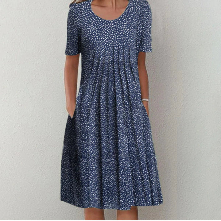 Sofia - Vestido floral elegante e casual com bolsos