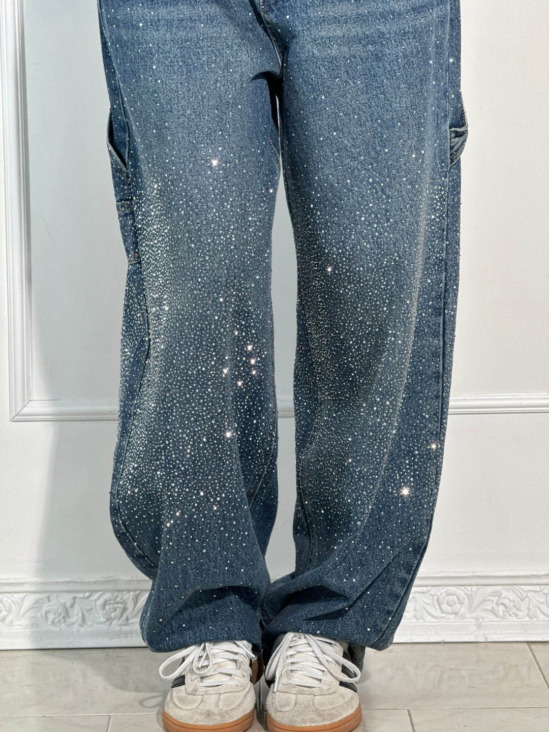 Filipa - Jeans brilhantes, casuais e confortáveis