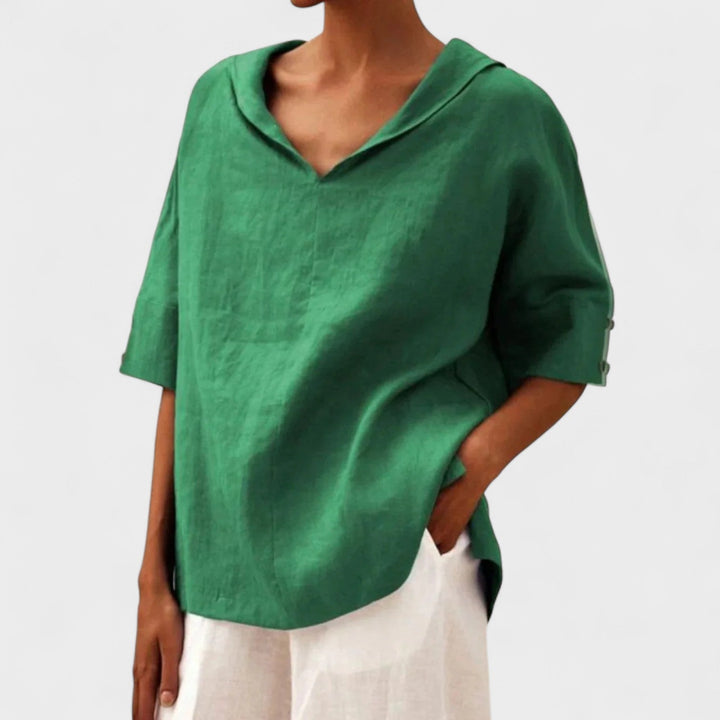 Liliana - Blusa de Linho