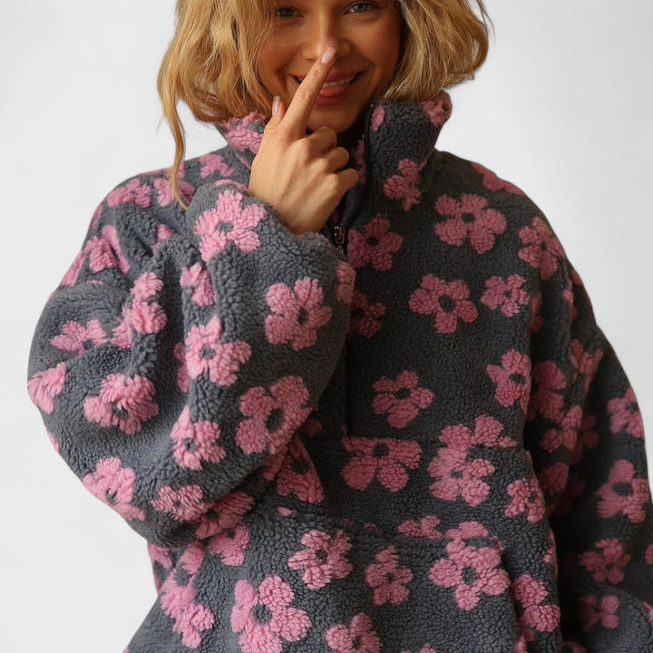 Margarida - Camisola Polar Floral