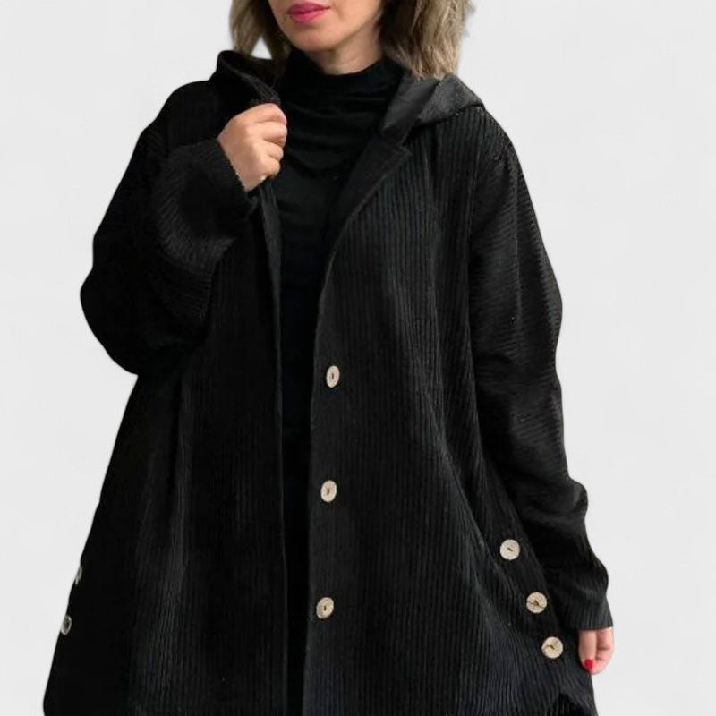 Esmeralda - Casaco Elegante com Capuz