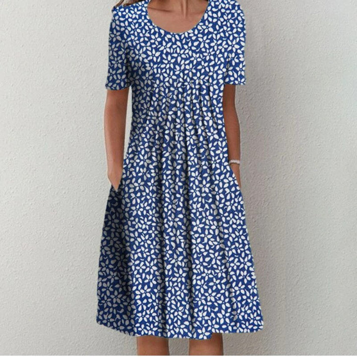 Sofia - Vestido floral elegante e casual com bolsos