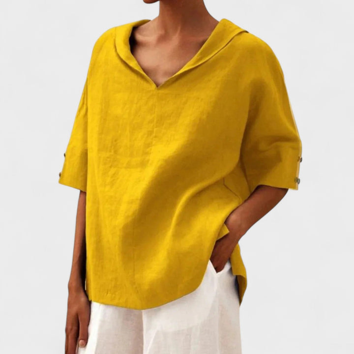 Liliana - Blusa de Linho