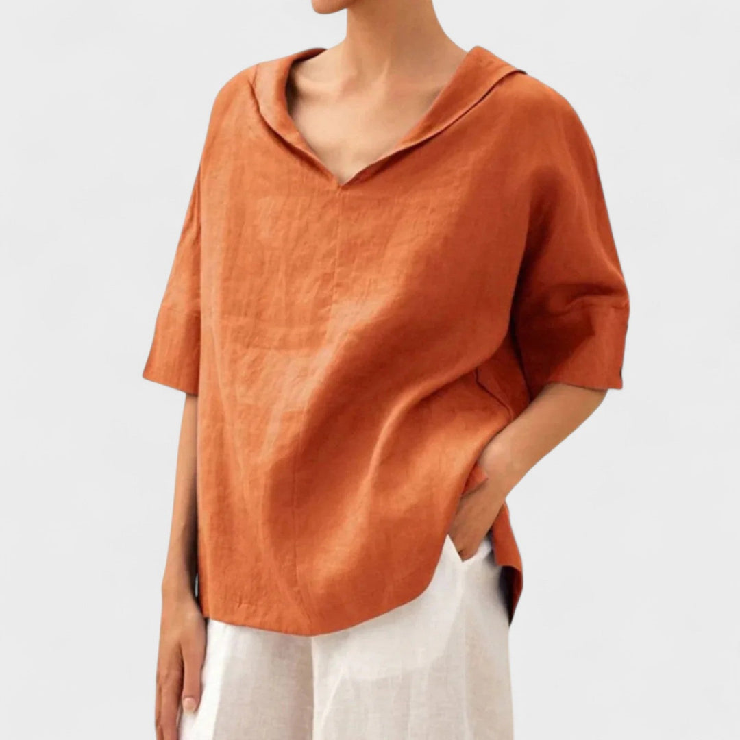 Liliana - Blusa de Linho