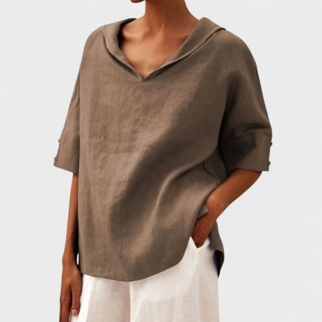 Liliana - Blusa de Linho