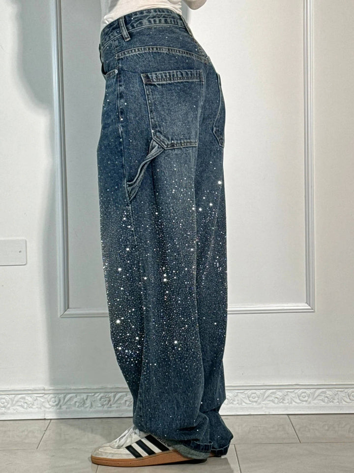 Filipa - Jeans brilhantes, casuais e confortáveis