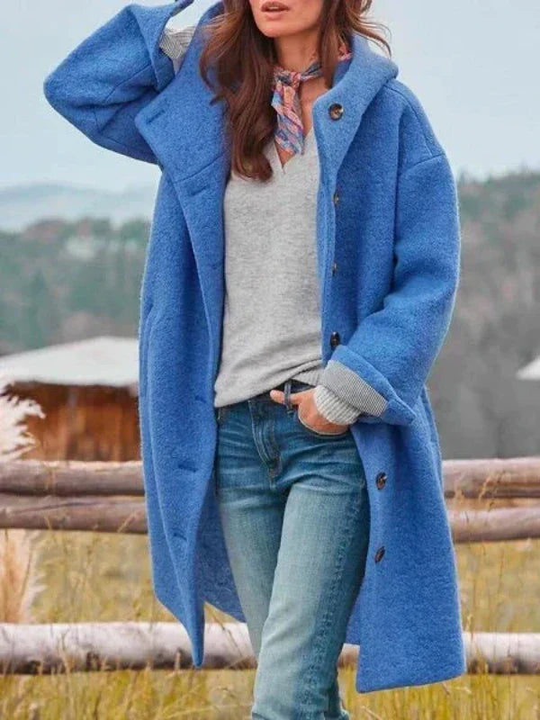Amélia - Casaco de inverno comprido e elegante