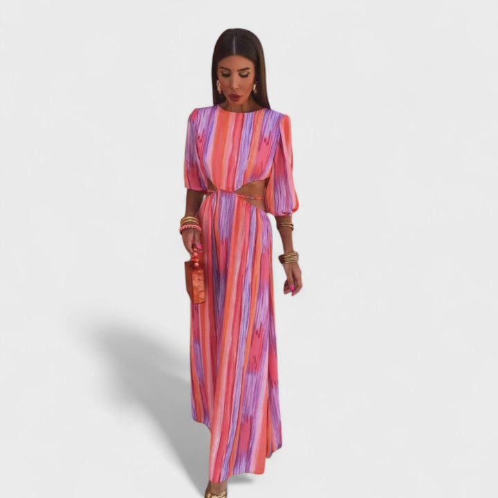 Paloma - Vestido elegante com cortes
