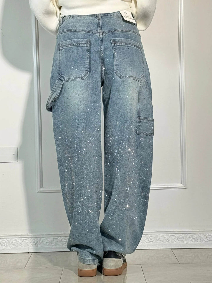 Filipa - Jeans brilhantes, casuais e confortáveis