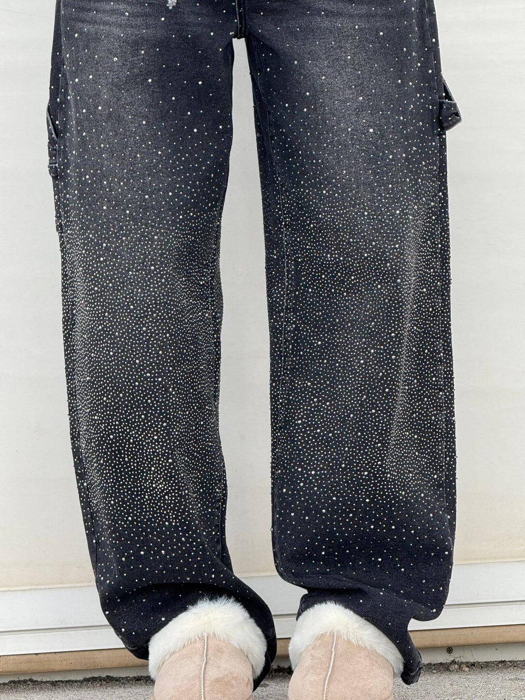 Filipa - Jeans brilhantes, casuais e confortáveis
