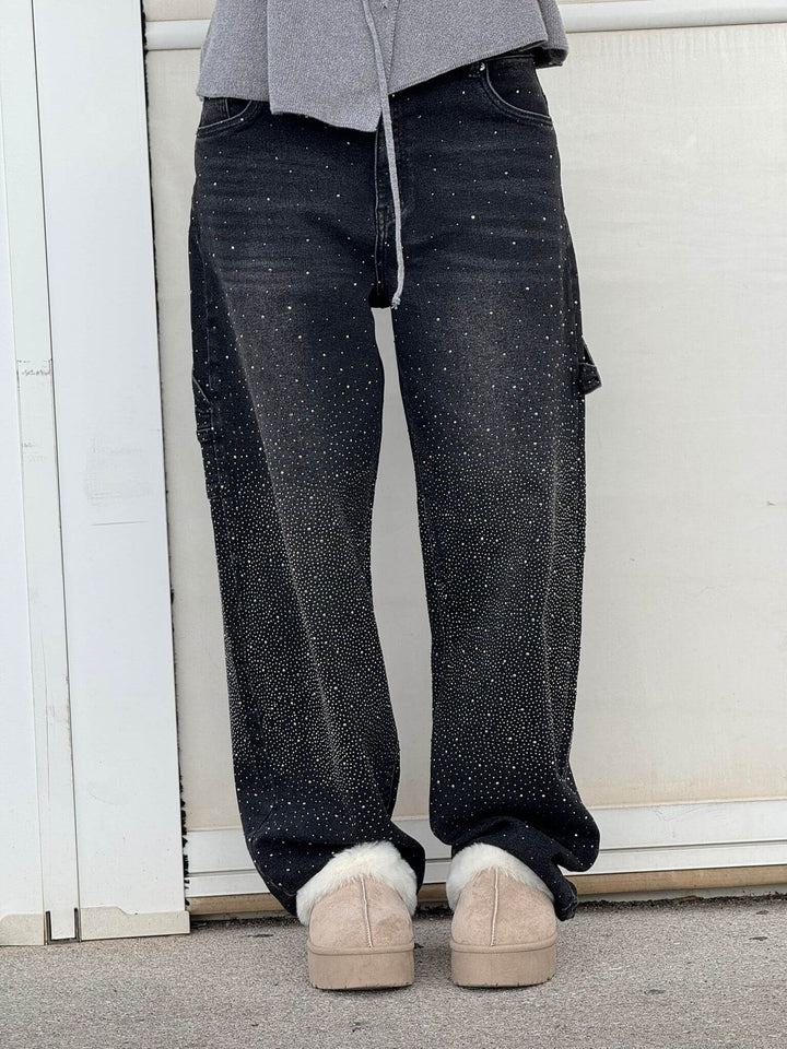 Filipa - Jeans brilhantes, casuais e confortáveis
