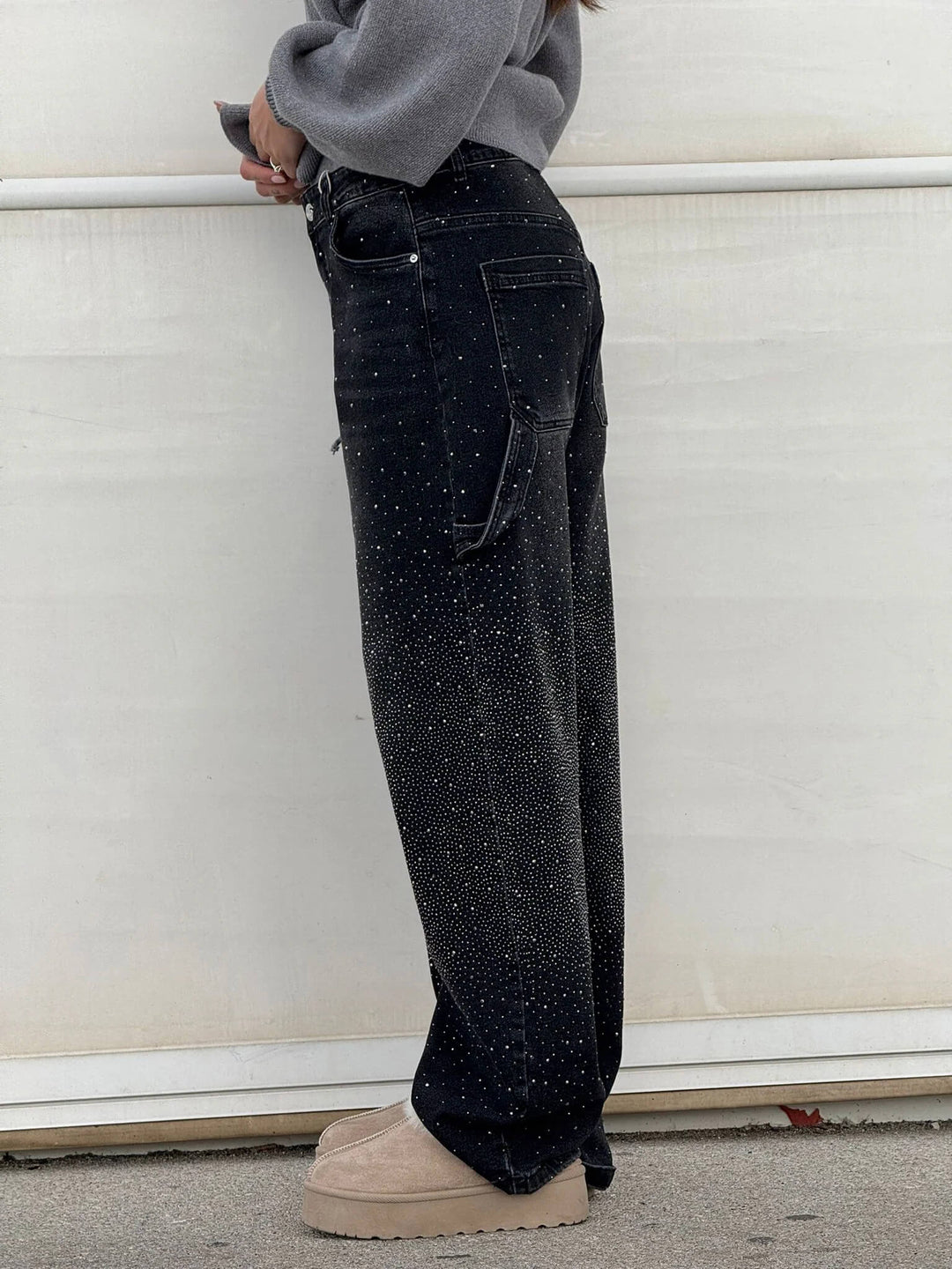 Filipa - Jeans brilhantes, casuais e confortáveis
