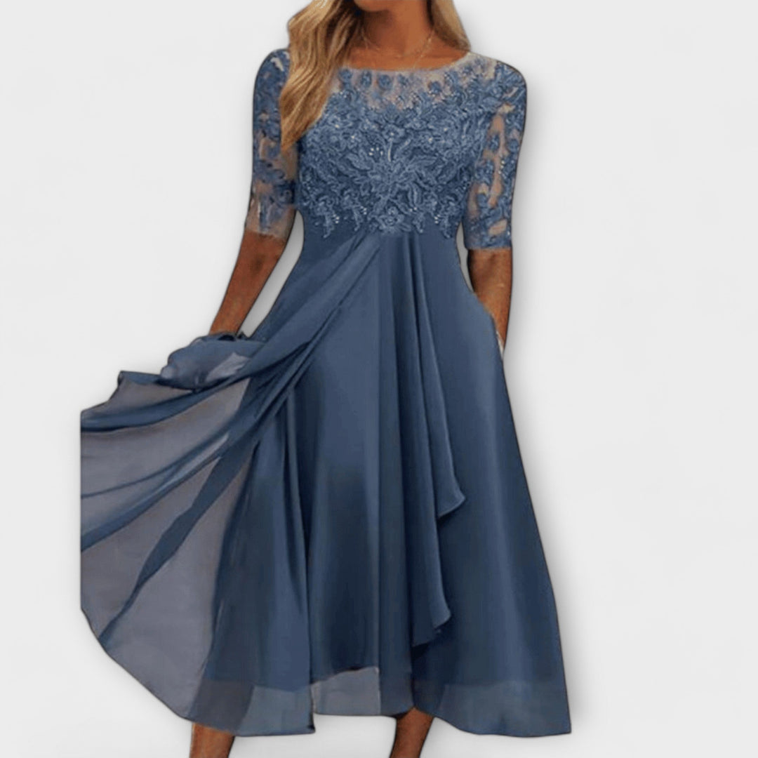 Sara - Vestidos Elegantes para Convidadas de Casamento