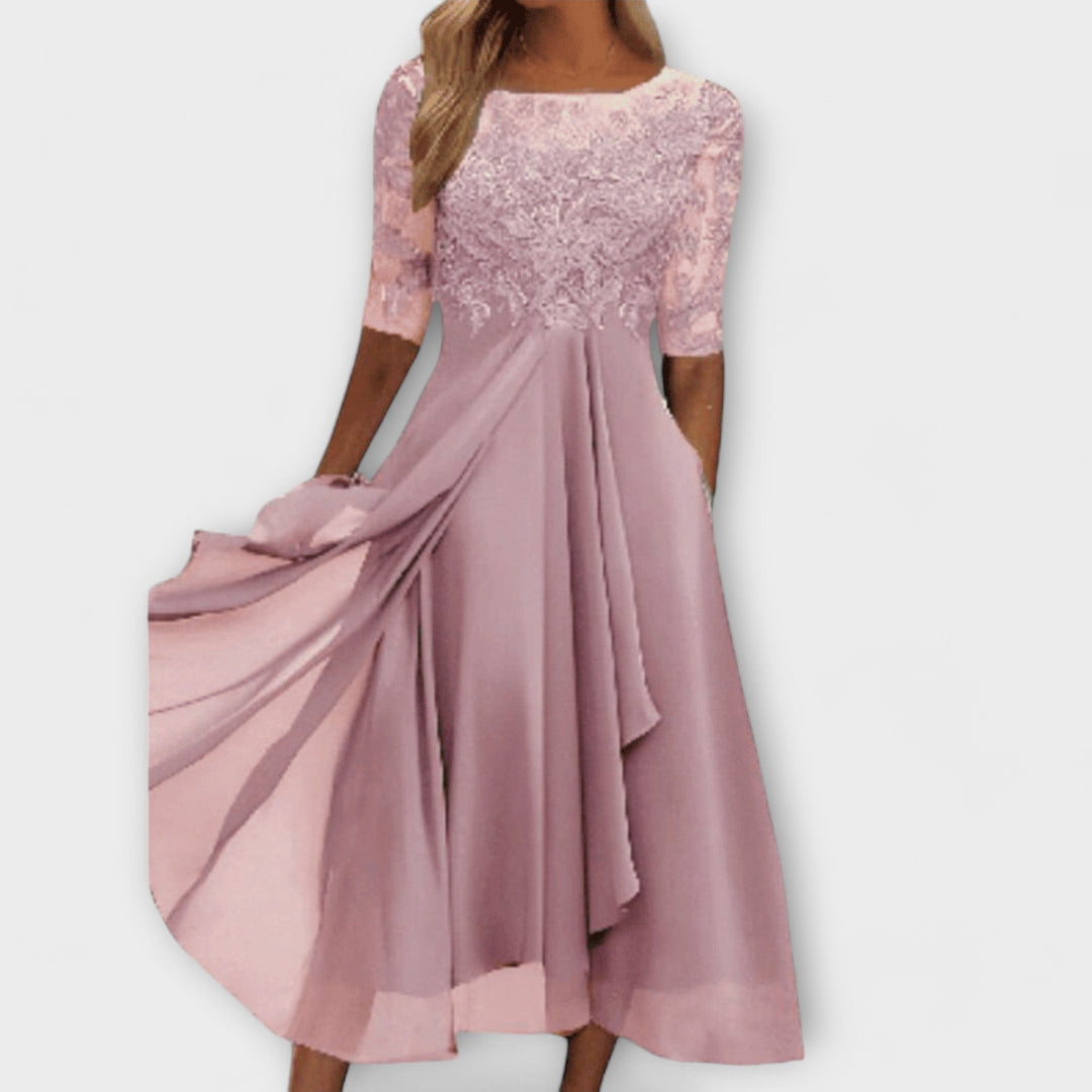 Sara - Vestidos Elegantes para Convidadas de Casamento