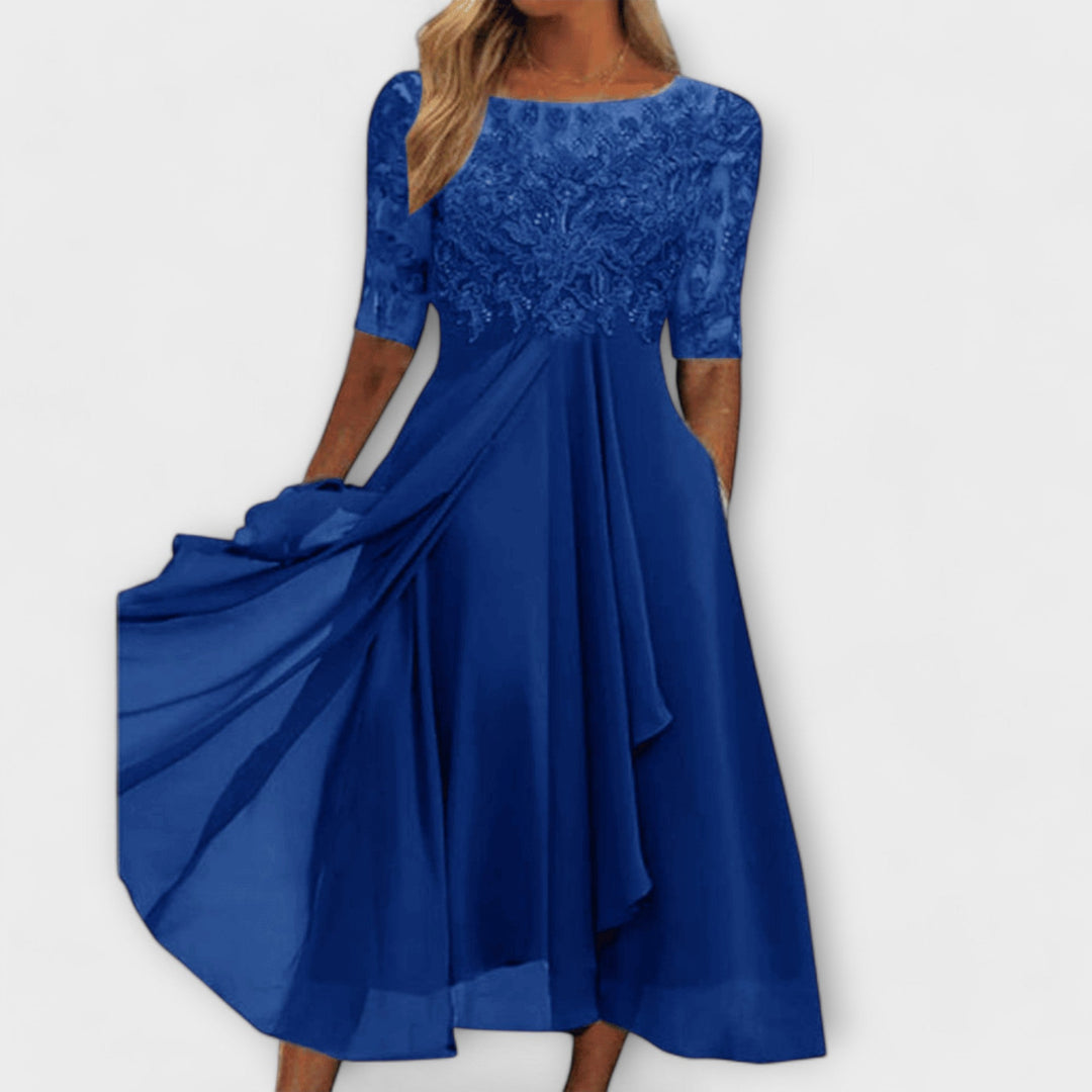Sara - Vestidos Elegantes para Convidadas de Casamento