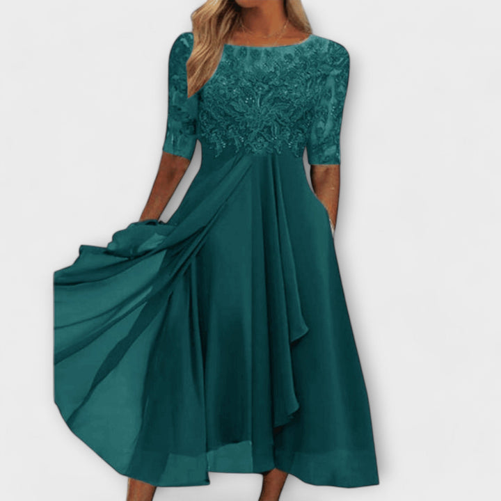Sara - Vestidos Elegantes para Convidadas de Casamento