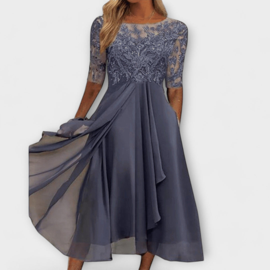 Sara - Vestidos Elegantes para Convidadas de Casamento