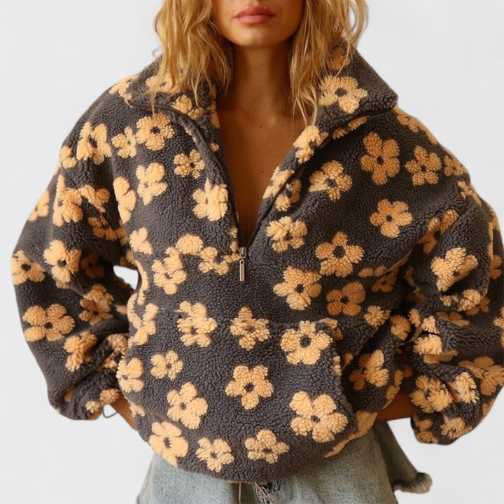 Margarida - Camisola Polar Floral