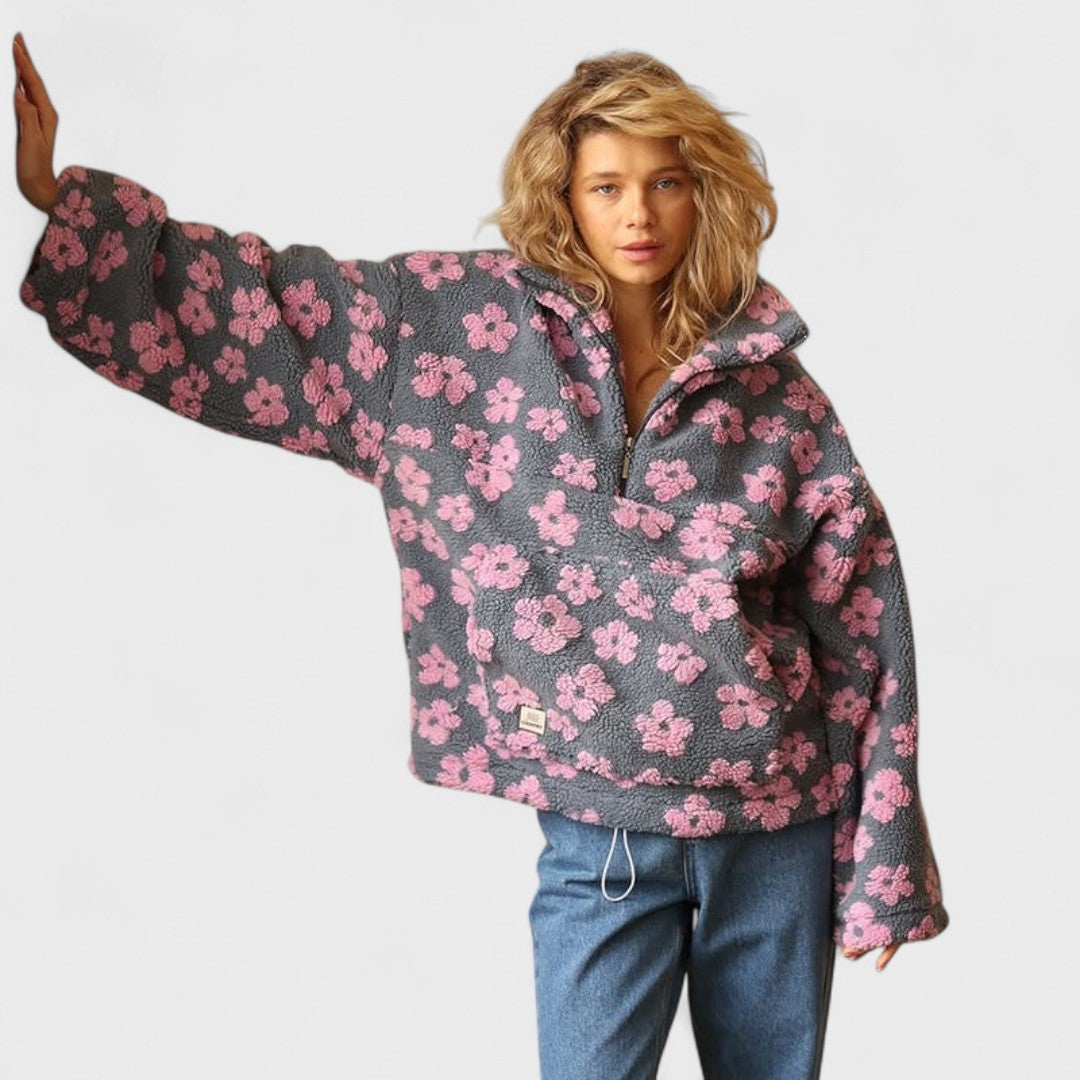 Margarida - Camisola Polar Floral