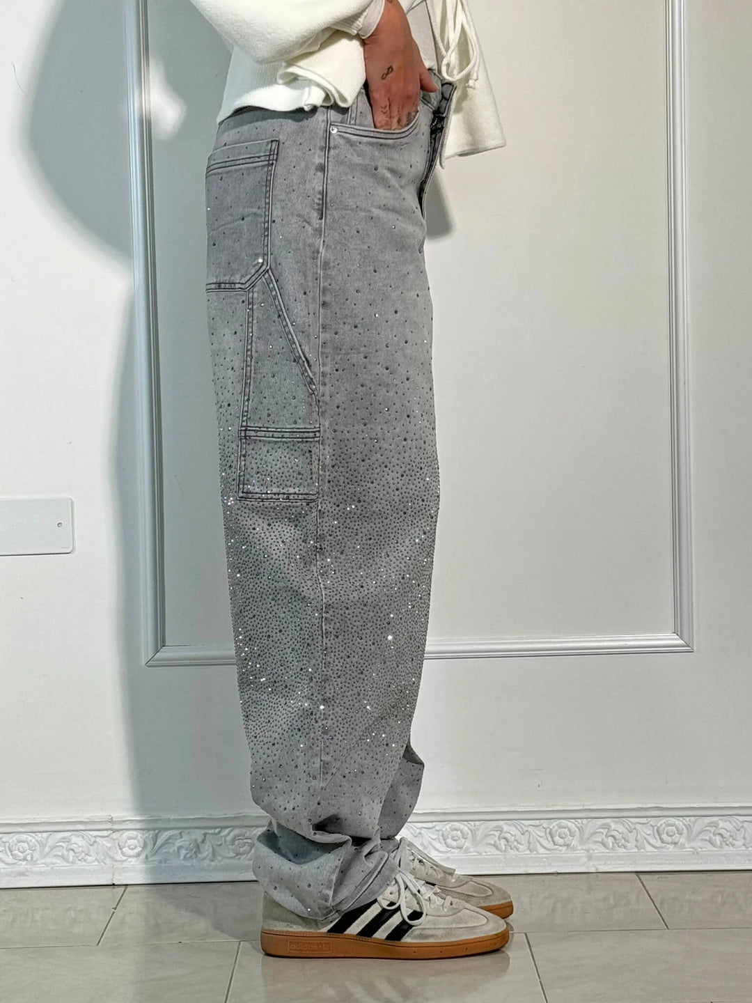 Filipa - Jeans brilhantes, casuais e confortáveis