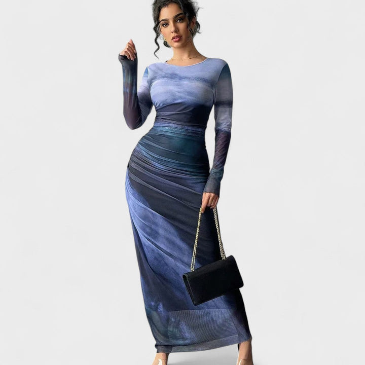 Joana - Vestido Elegante de Manga Comprida