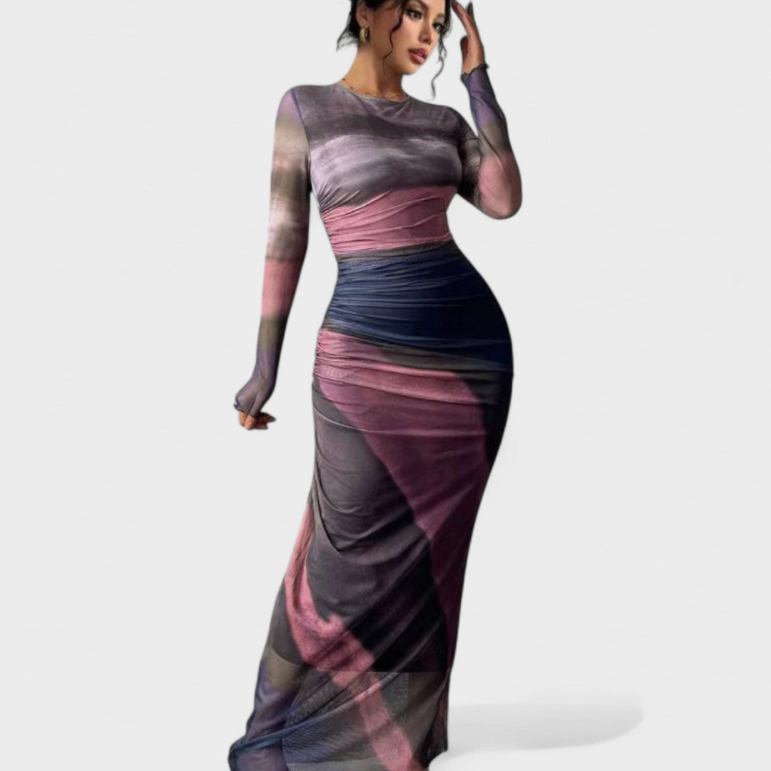 Joana - Vestido Elegante de Manga Comprida