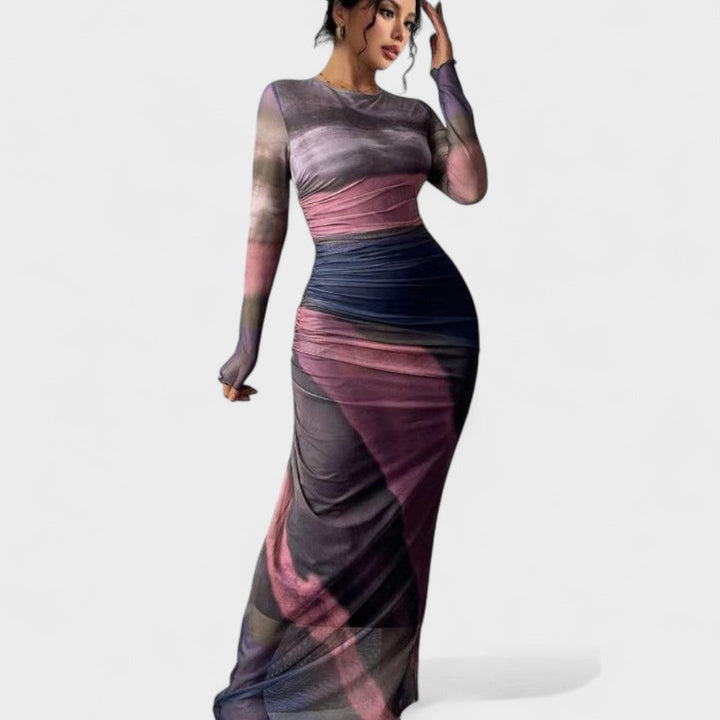 Joana - Vestido Elegante de Manga Comprida