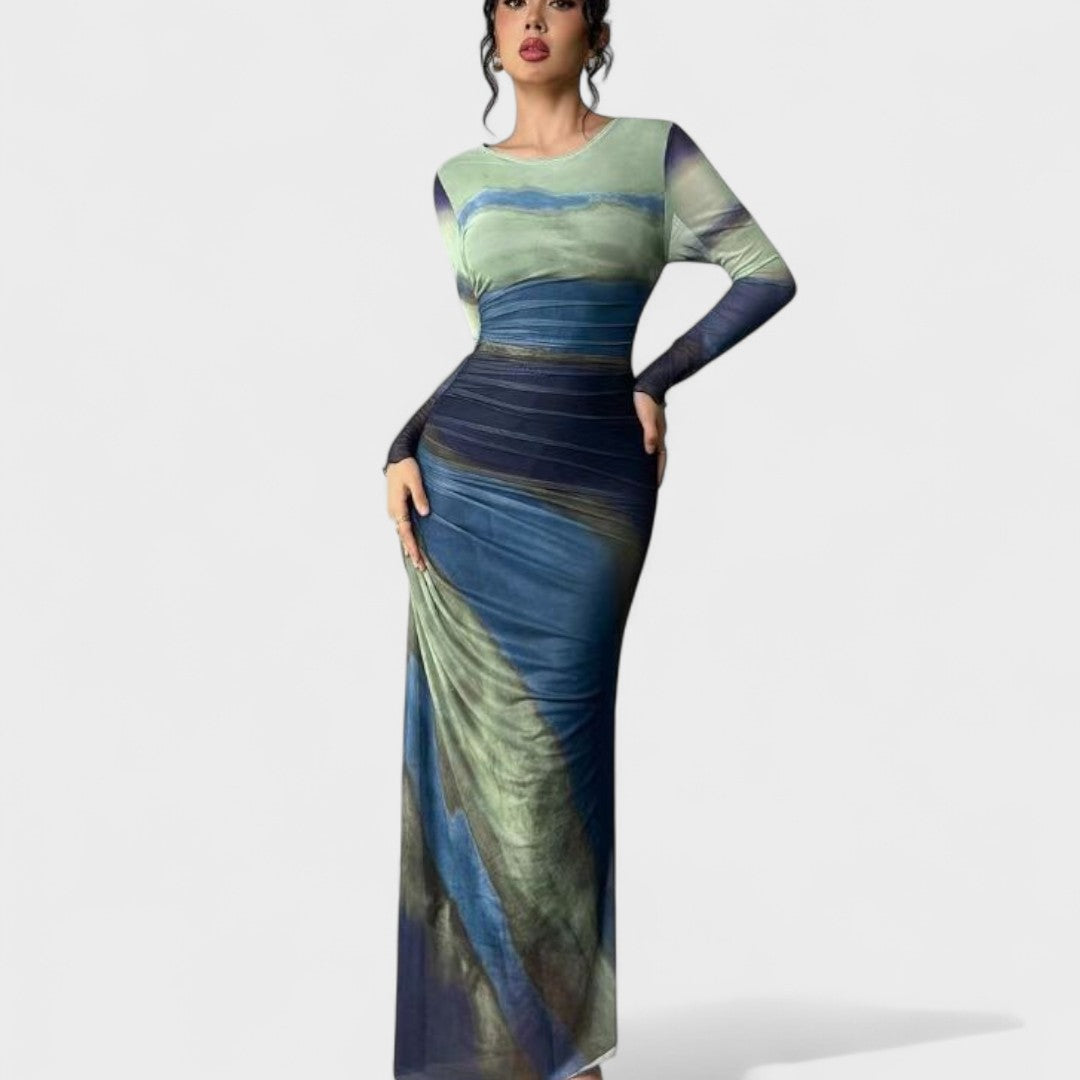 Joana - Vestido Elegante de Manga Comprida