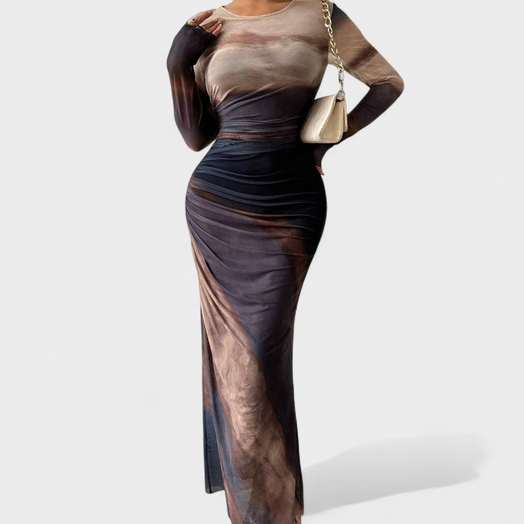 Joana - Vestido Elegante de Manga Comprida